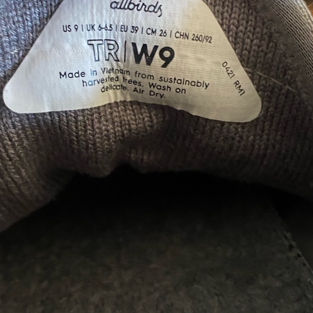 Allbirds Tree Runners Sneakers Size 9 - Picture 12 of 12